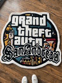 GTA San Andreas Logo Hand Tufted Rug