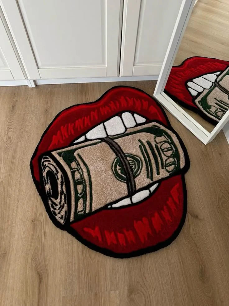 Money Lip Rug