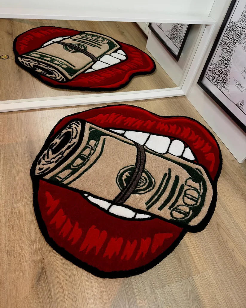 Money Lip Rug