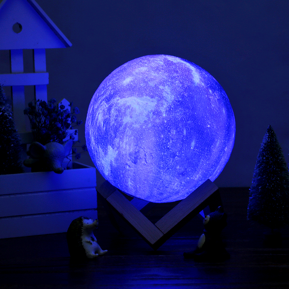Colour Changing Moon Lamp