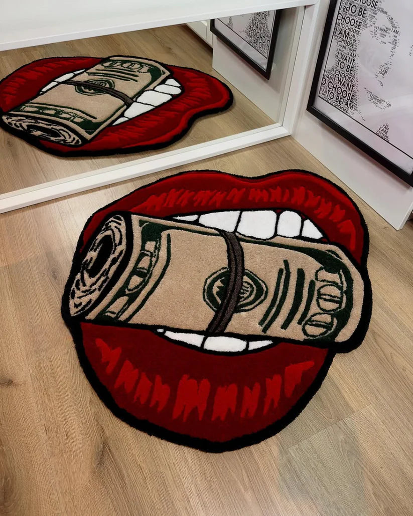 Money Lip Rug
