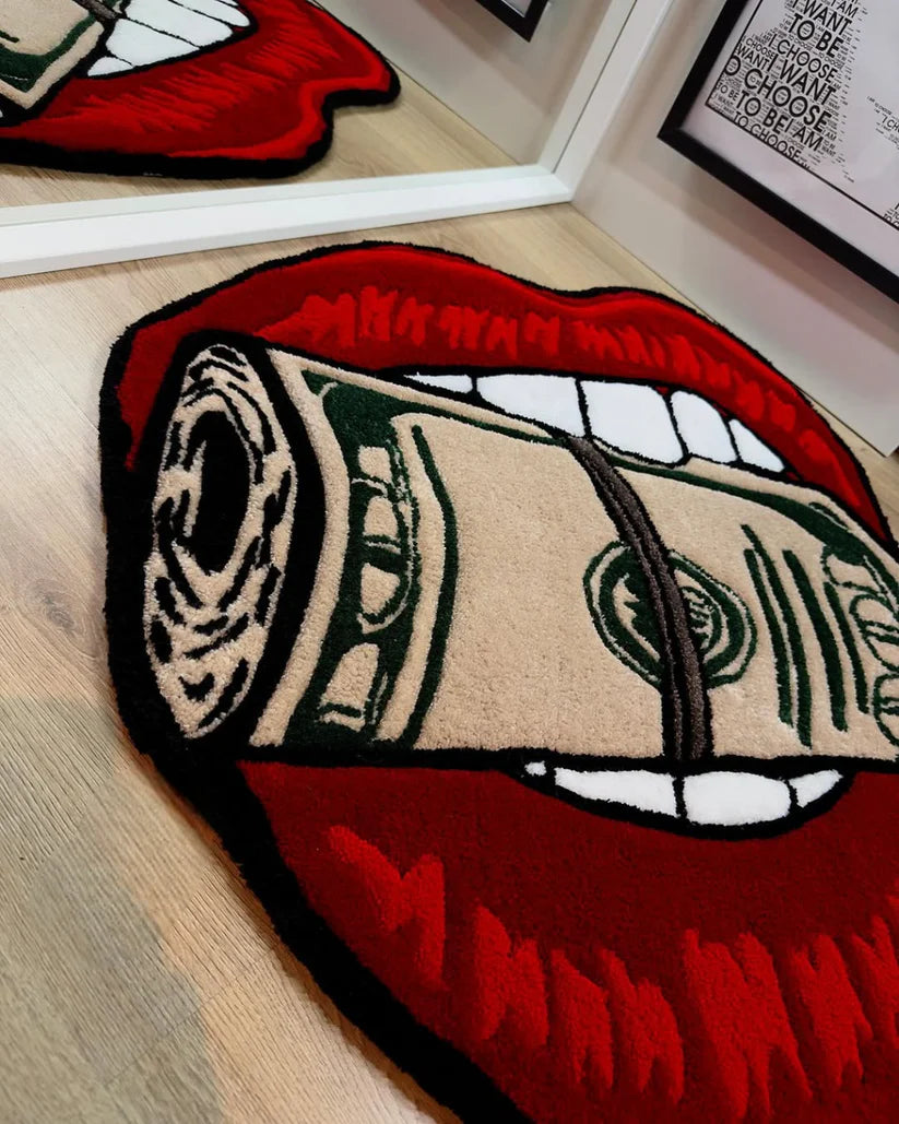 Money Lip Rug