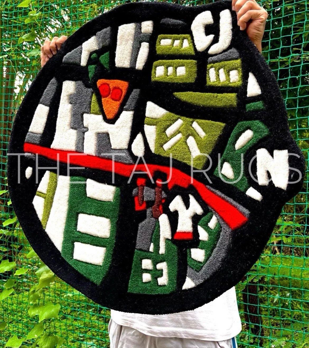 Urban Streets Map Rug