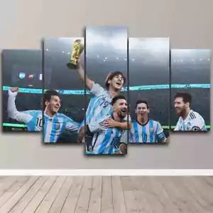 Messi 5 Piece Canvas
